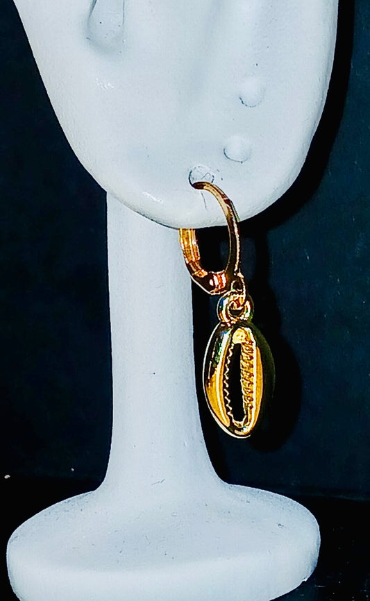 "Coffee Bean" Earrings – Golden Radiance