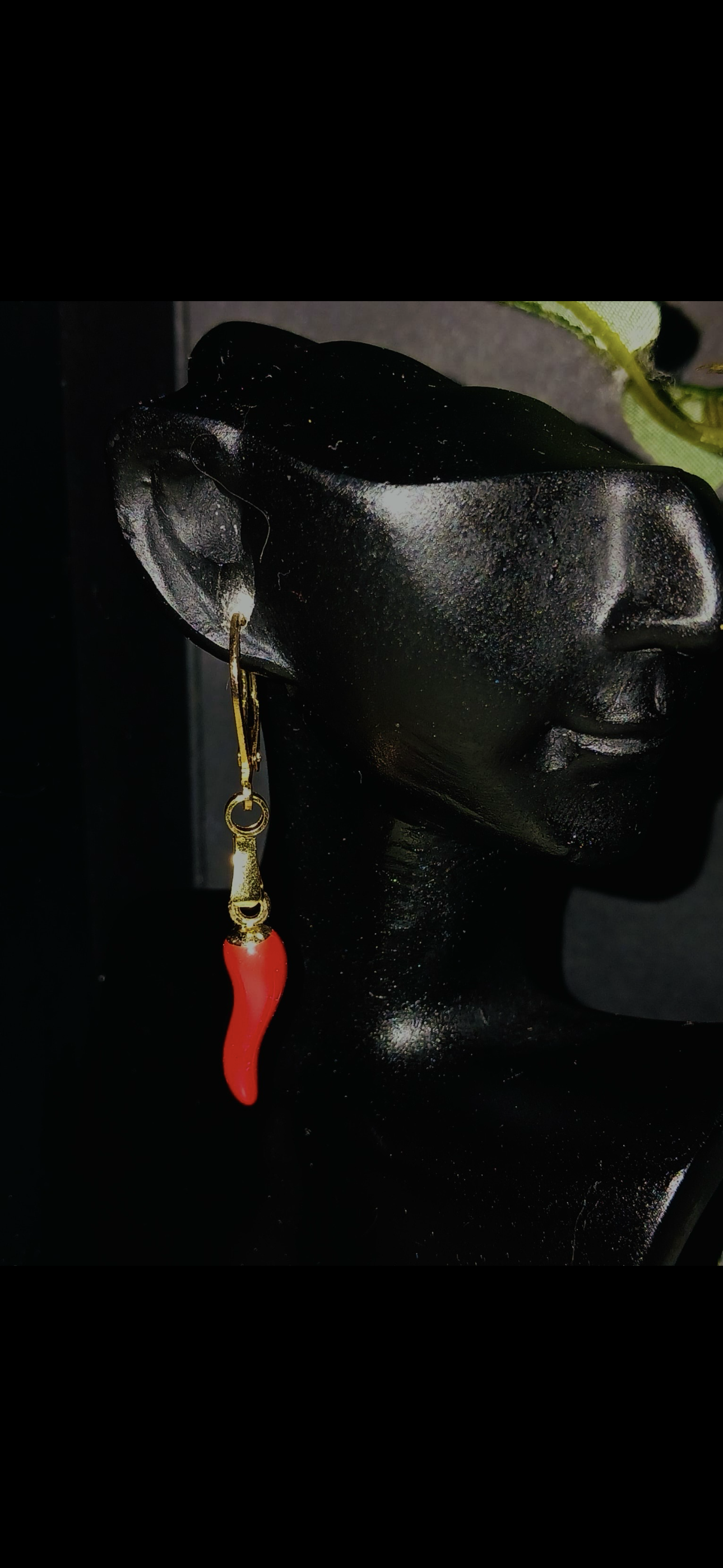 Boucles « Piment – Éclat & Caractère »
