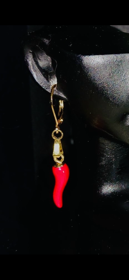 Boucles « Piment – Éclat & Caractère »