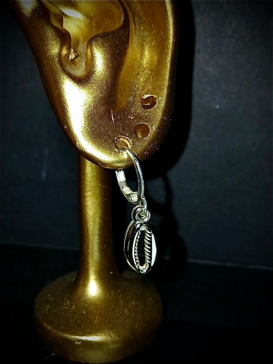 "Coffee Bean" Earring Silver Elegance