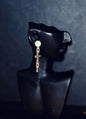 "Rebel Elegance" Cross Earrings